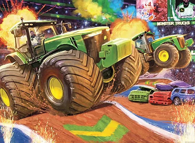 John Deere Big Wheels 100pc Puzzle