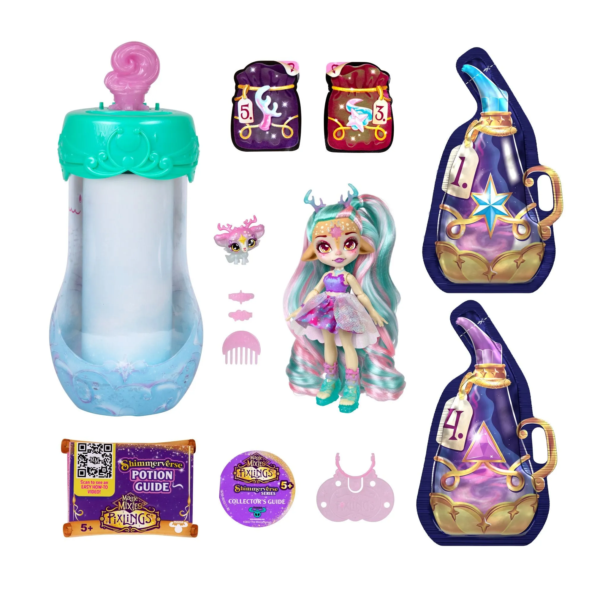 Magic Mixies Pixlings Deluxe Pack - Deerlee The Deer Pixling