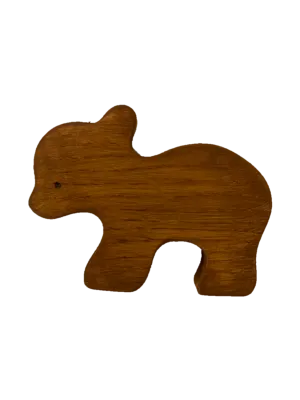 Mikheev Handmade Wooden Bear Figurine
