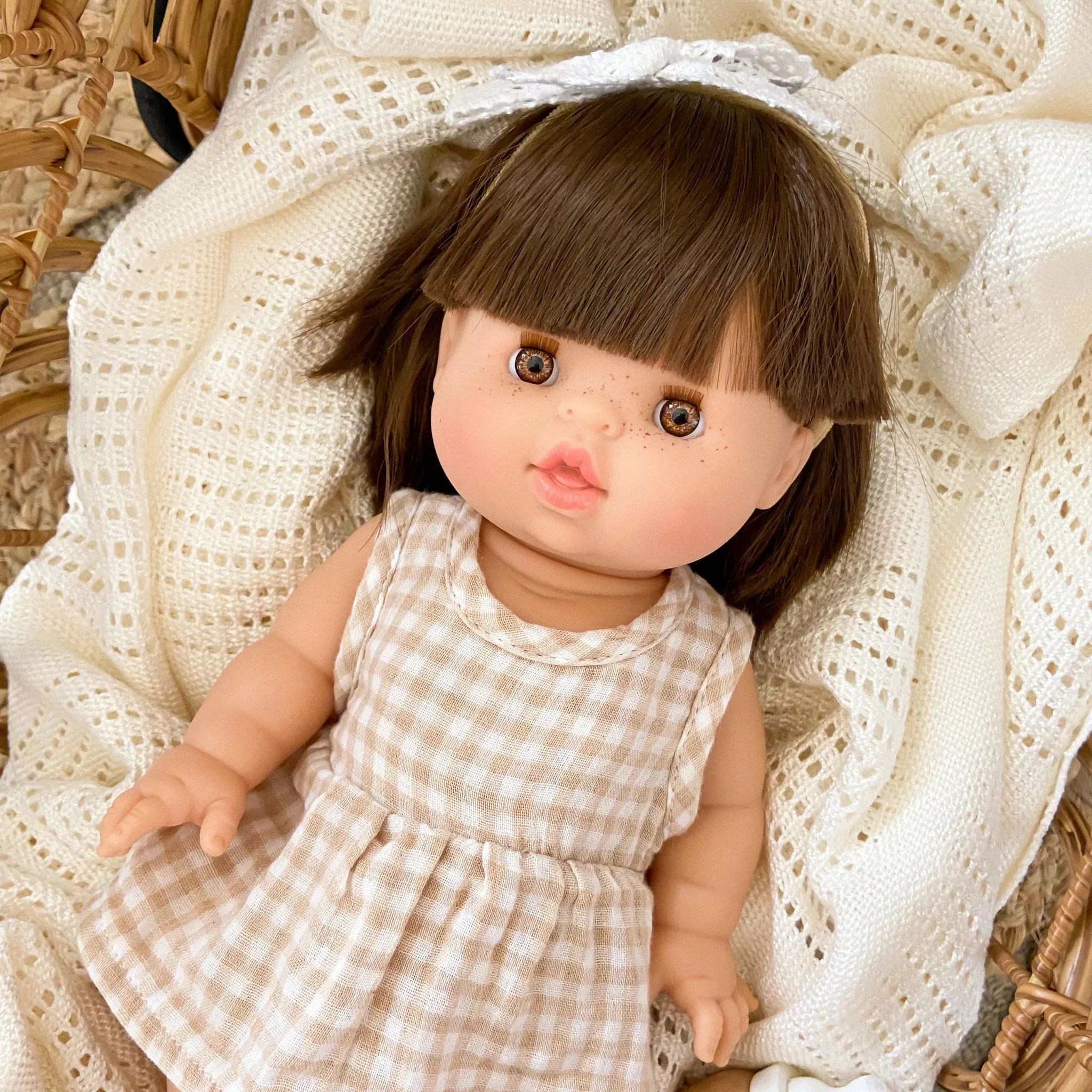 Minikane Gordis Brunette Baby Girl Brown Eyes - Jeanne