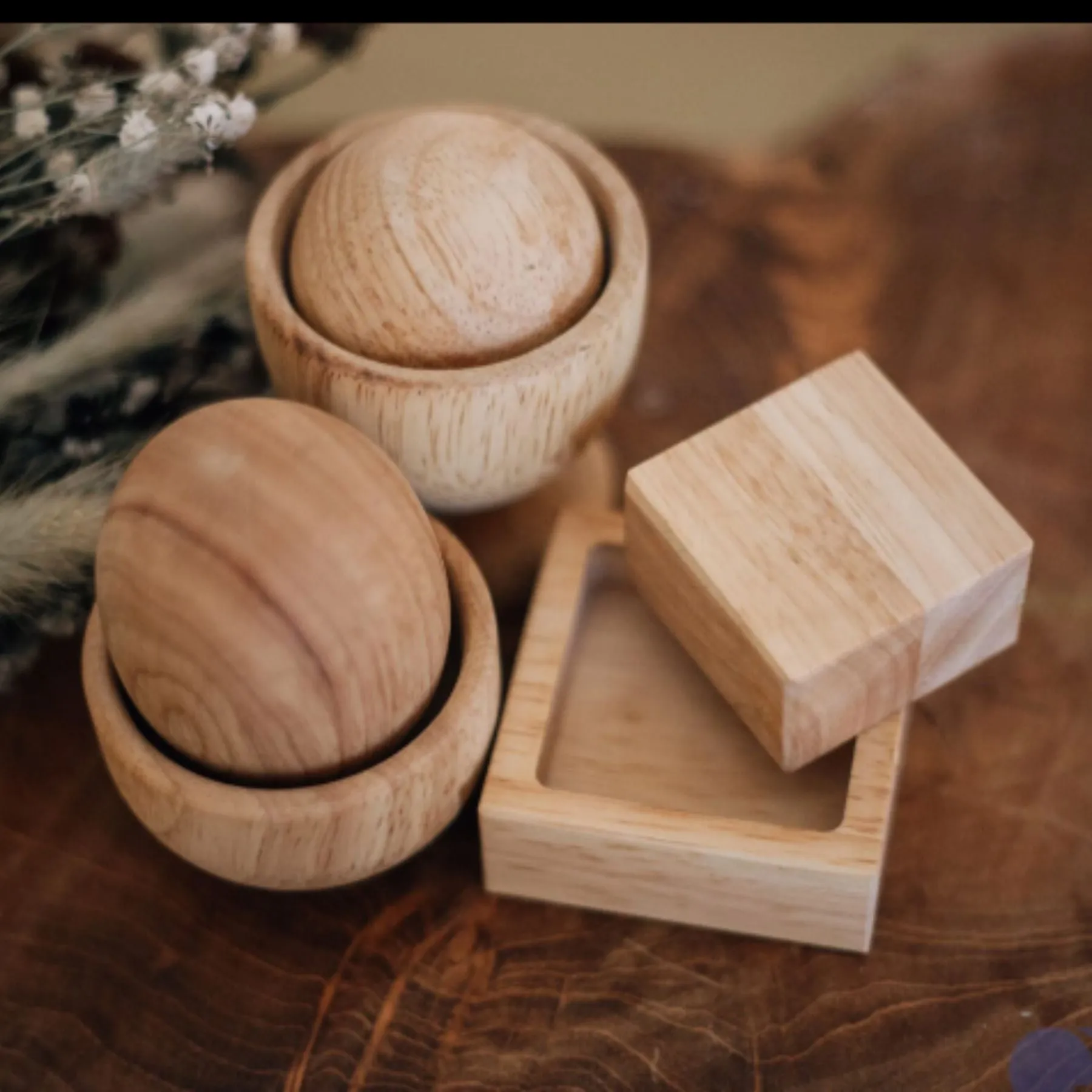 Montessori Egg, Ball   Cut Set