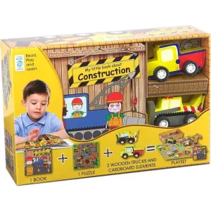 My Little Village Construction Book and Puzzle