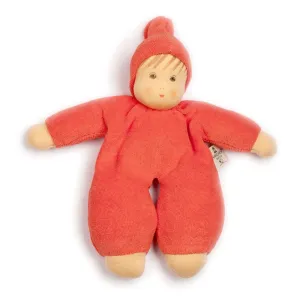 Nanchen Natur Organic "Schmuse" Doll Orange Red