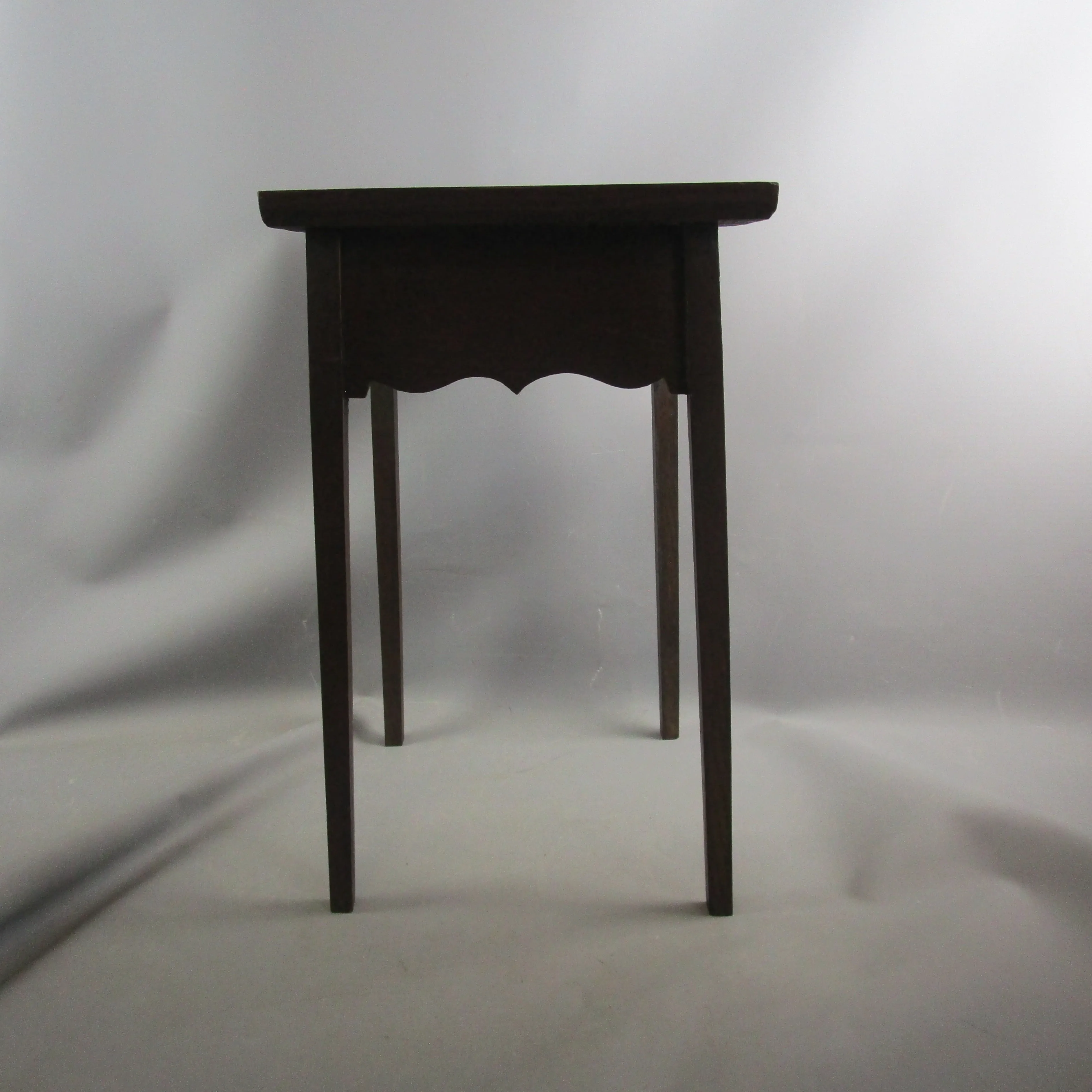 Oak Arts And Crafts Oak Leaf Carved Occasional Table Antique 1910