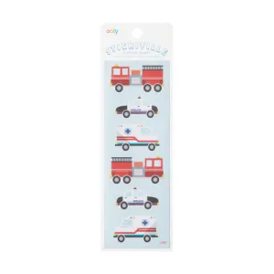 Ooly stickiville helping vehicles (matte paper)