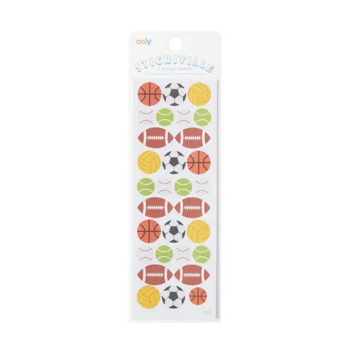 Ooly stickiville sports balls (matte paper)