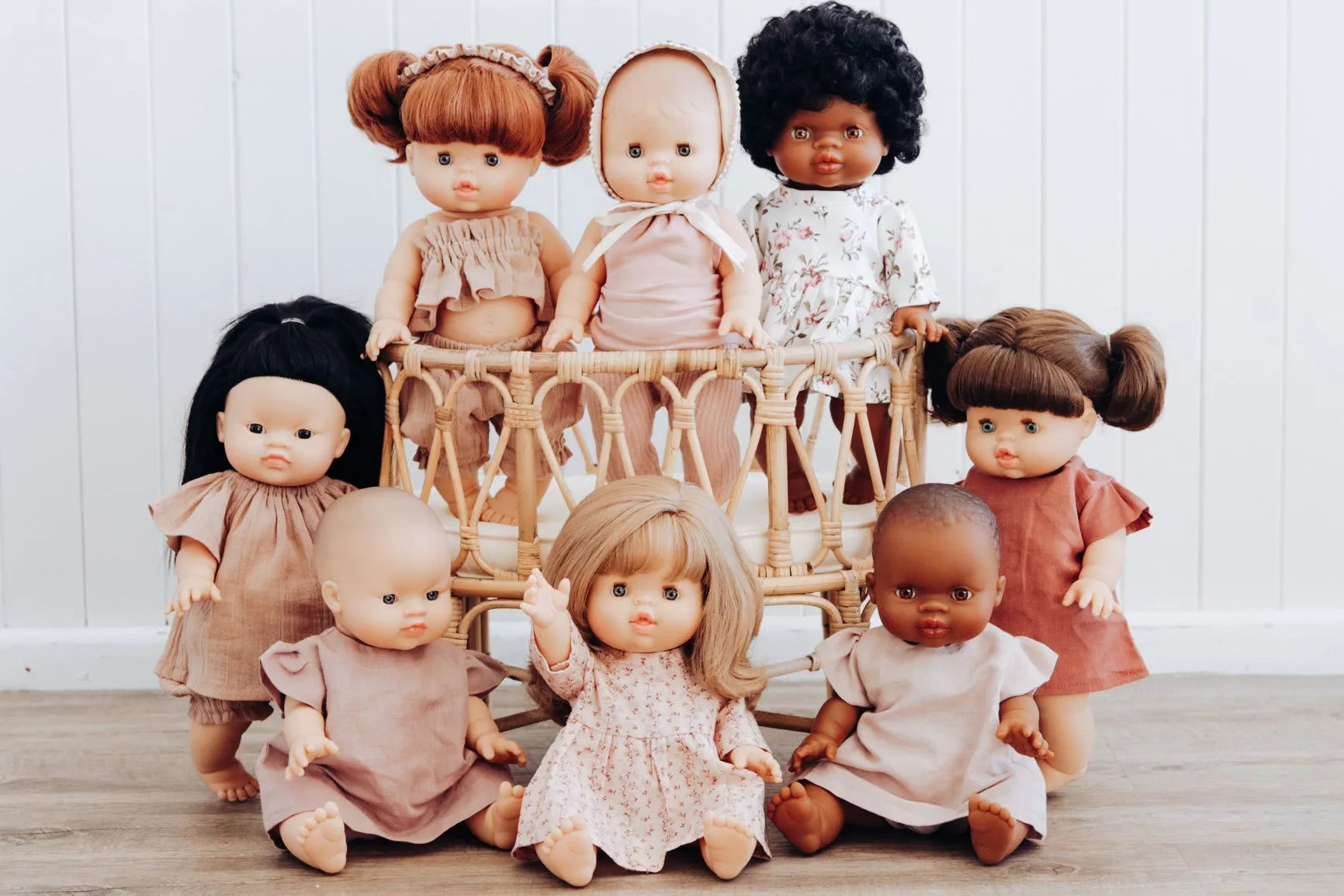 Paola Reina Gordis Baby Girl Doll - No Hair - Trina