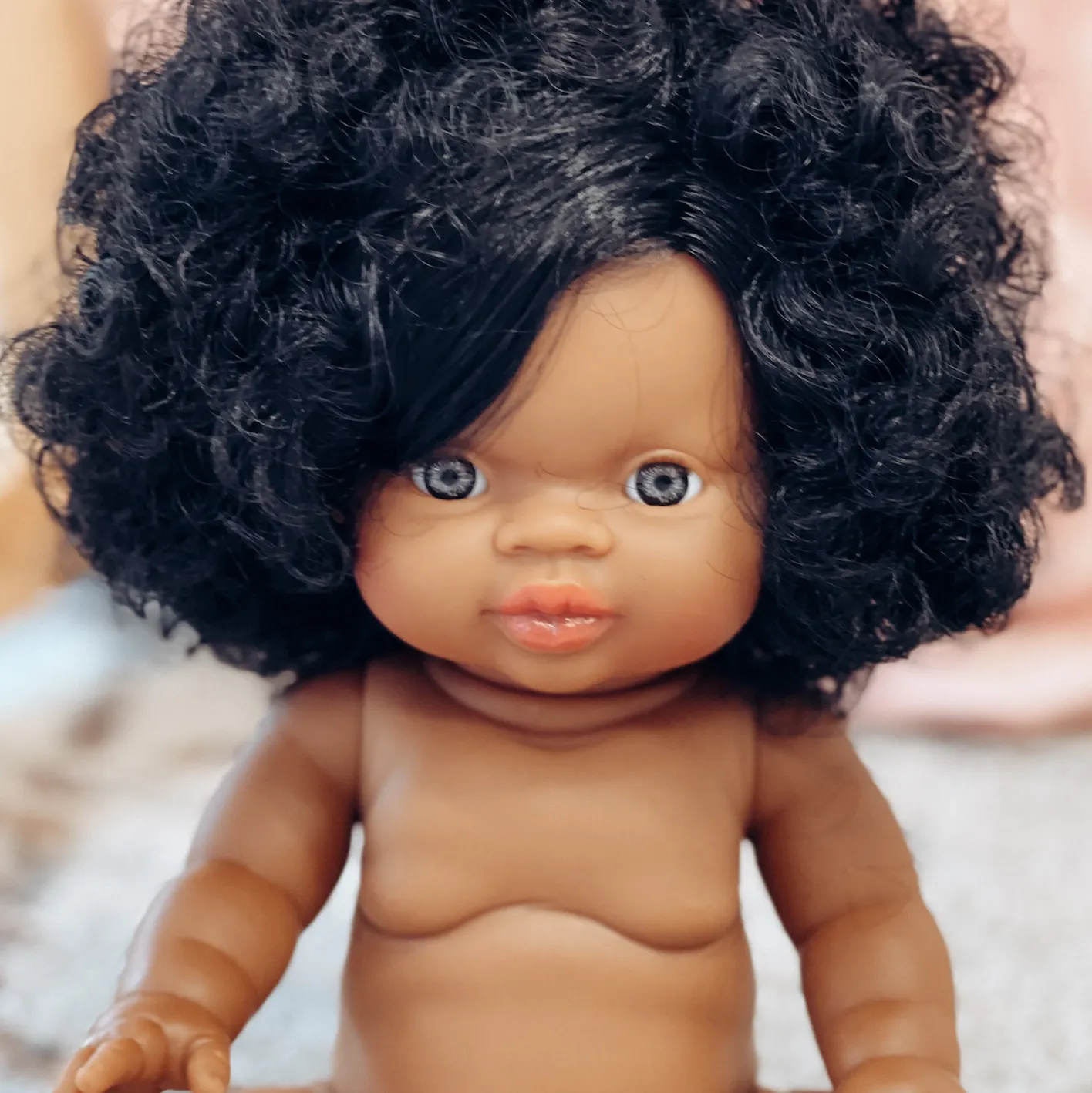 Paola Reina Gordis Dark Hair Baby Girl Blue Eyes - Jazmine
