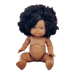 Paola Reina Gordis Dark Hair Baby Girl Blue Eyes - Jazmine