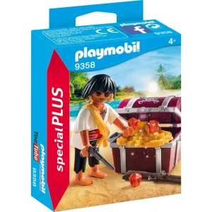 Pirates - Pirate with Treasure Chest 9358