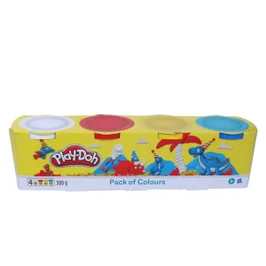 Play-Doh 4-Pack of Colours for Kids 2 Years and Up with 4-Ounce Non-Toxic Colours