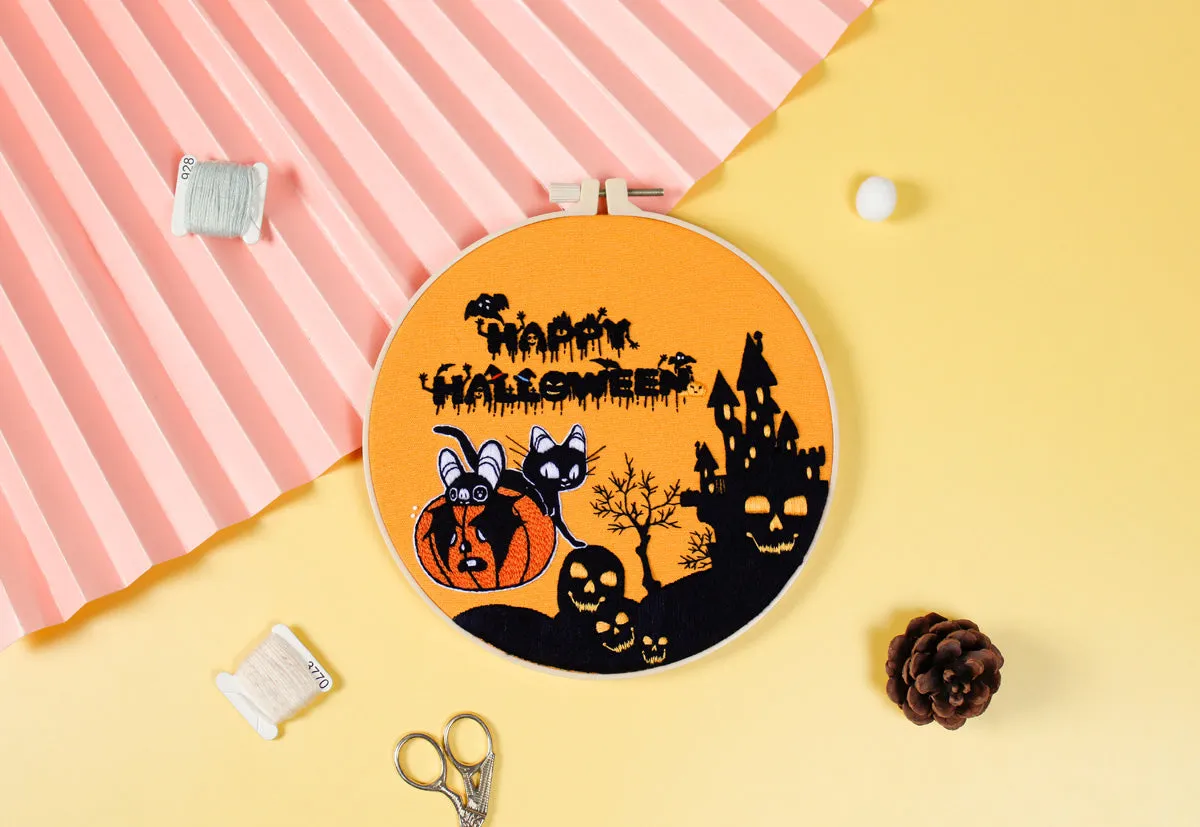 Poppy Crafts Embroidery Kit #28 - Halloween Collection - Dark Nights*