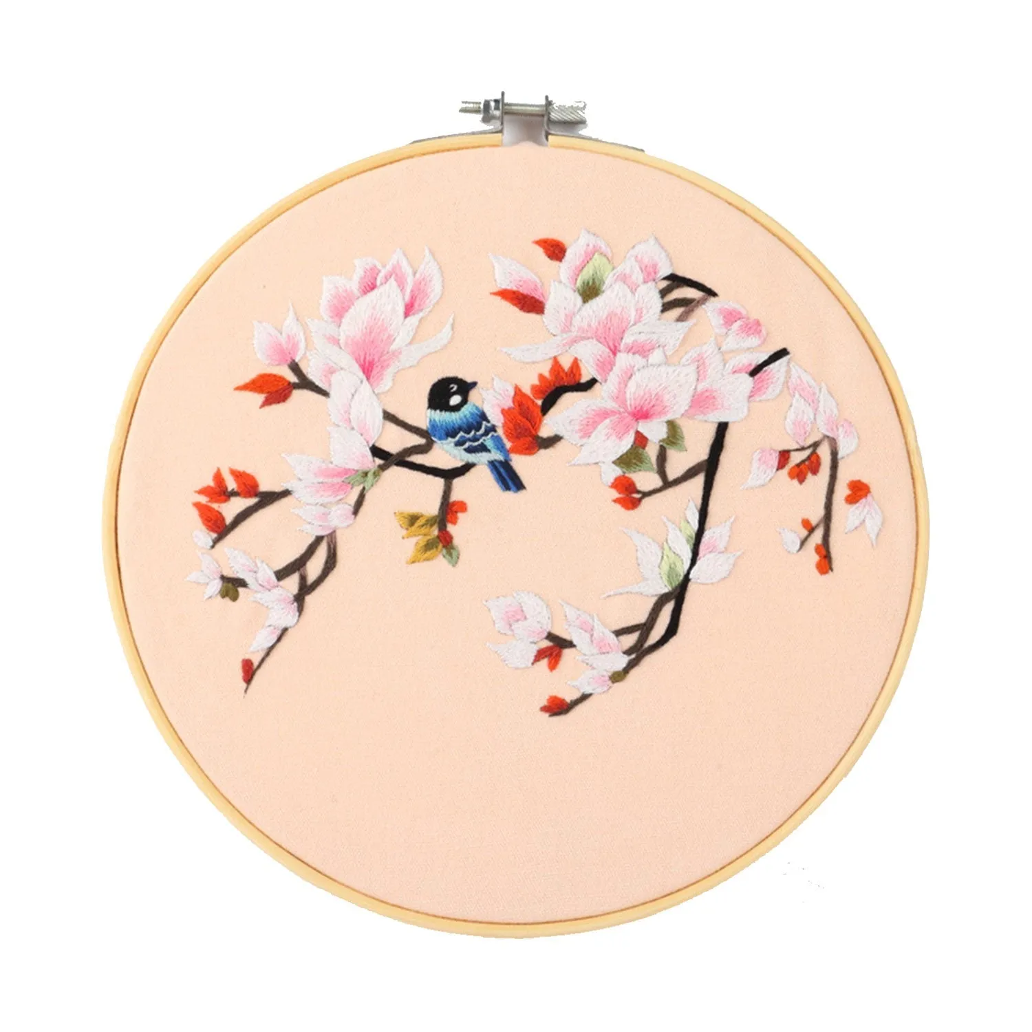 Poppy Crafts Embroidery Kit #44 - Blue Bird & Blooms