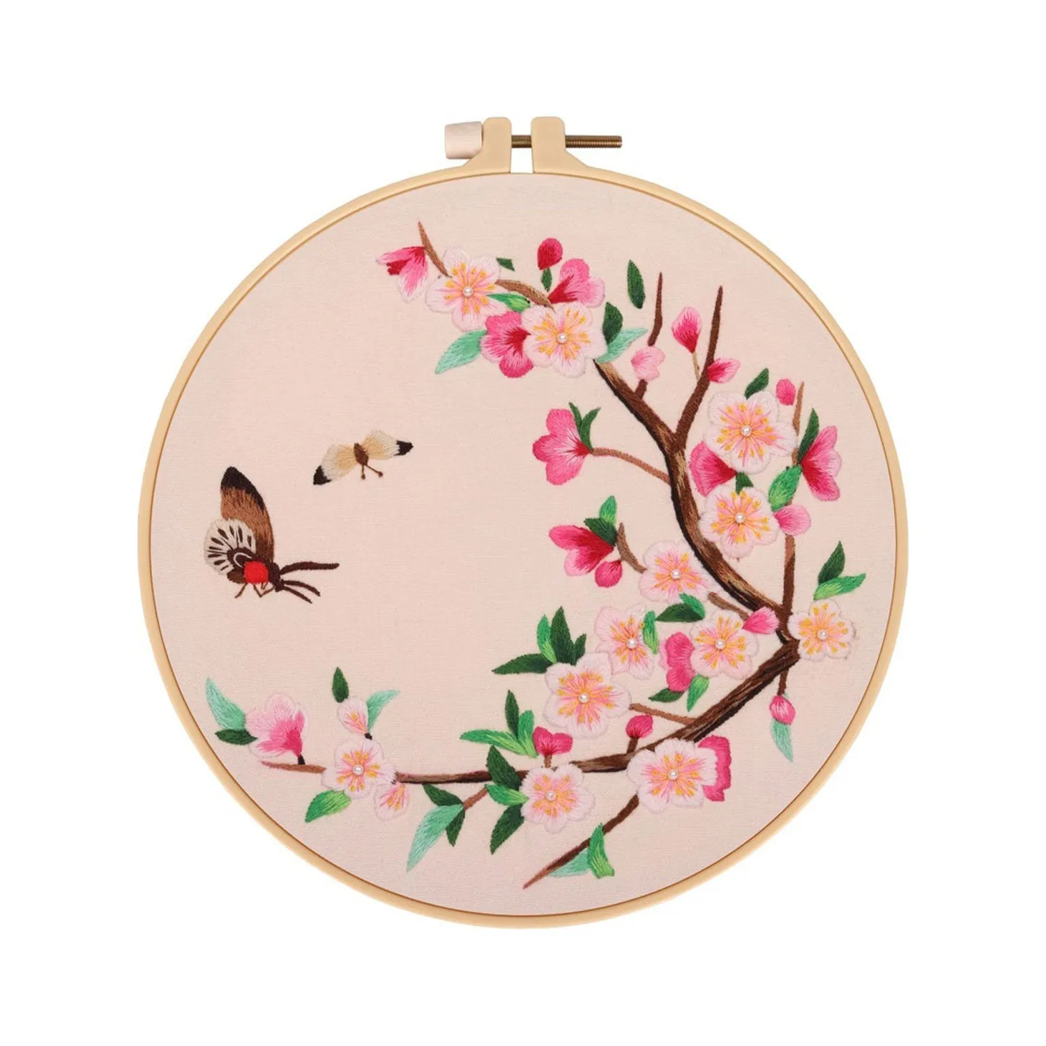 Poppy Crafts Embroidery Kit #45 - Butterflies & Blossoms