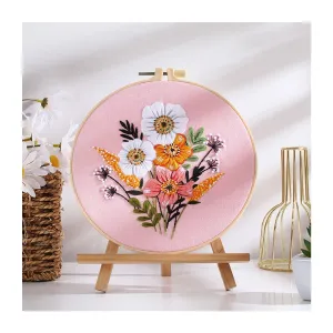 Poppy Crafts Embroidery Kit #49 - Blended Bouquet