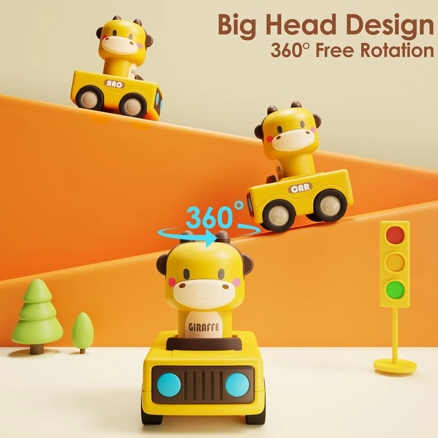 Press and Go Racing Cars