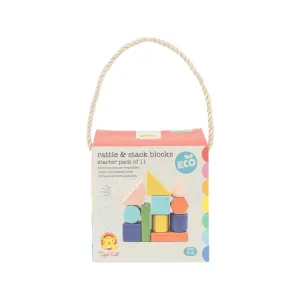 Rattle & stack blocks
