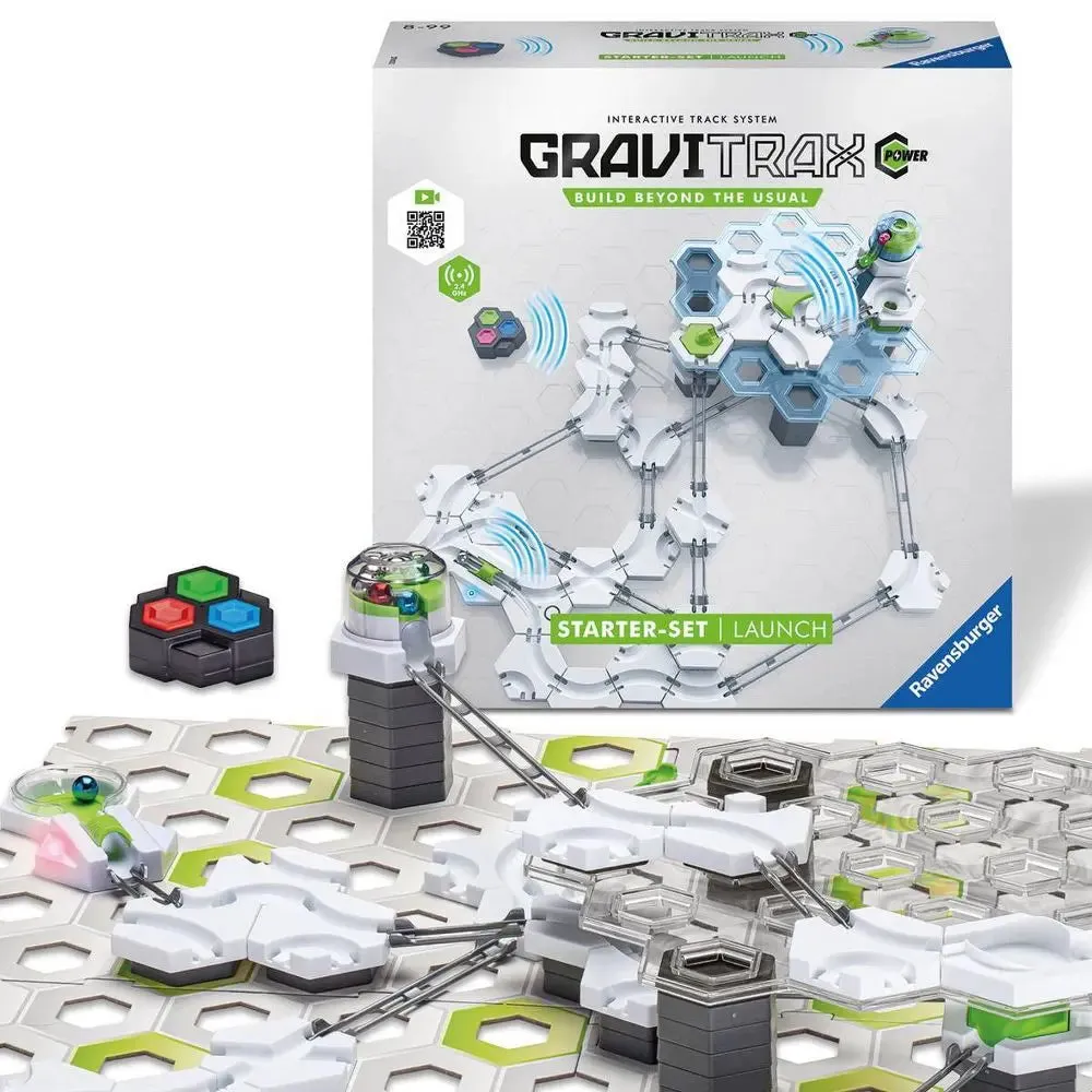 Ravensburger GraviTrax POWER Starter Set Marble Run STEM Toy Radio Remote