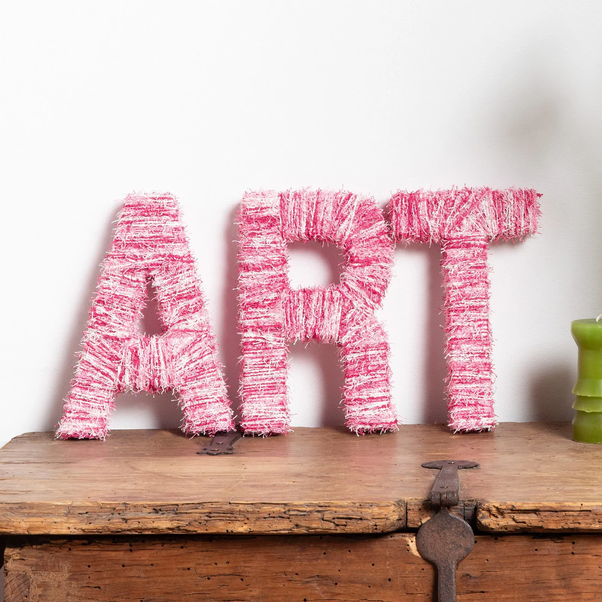 Red Heart Arts & Crafts Yarn Wrapped Letters