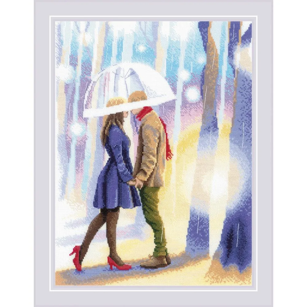 RIOLIS Counted Cross Stitch Kit 11.75"X15.75" Love Story. Empathy