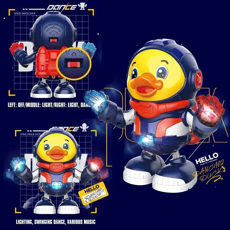 Space Astronaut Dancing Duck Toy