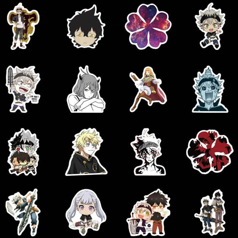 Stickers Black Clover (10/30/50 pcs per pack)