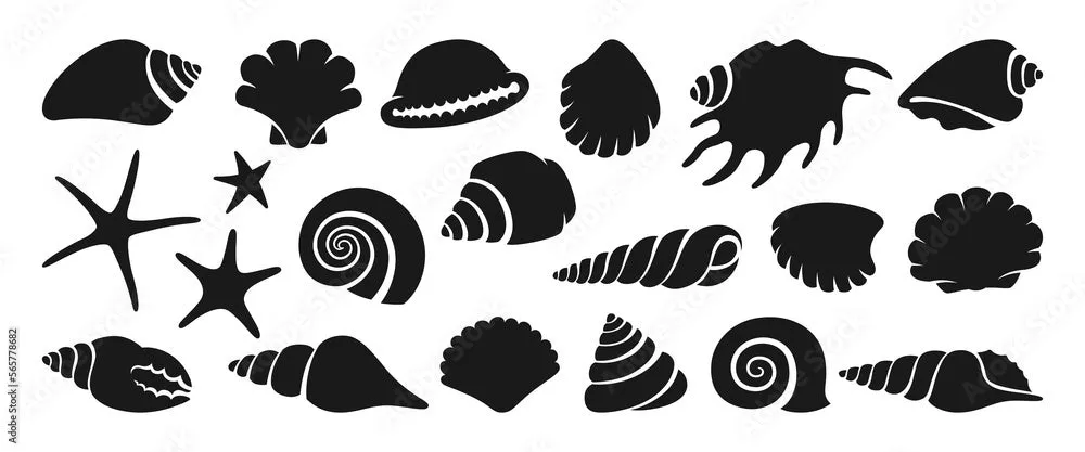 Sticky Stencil 15x13 | SEA SHELLS