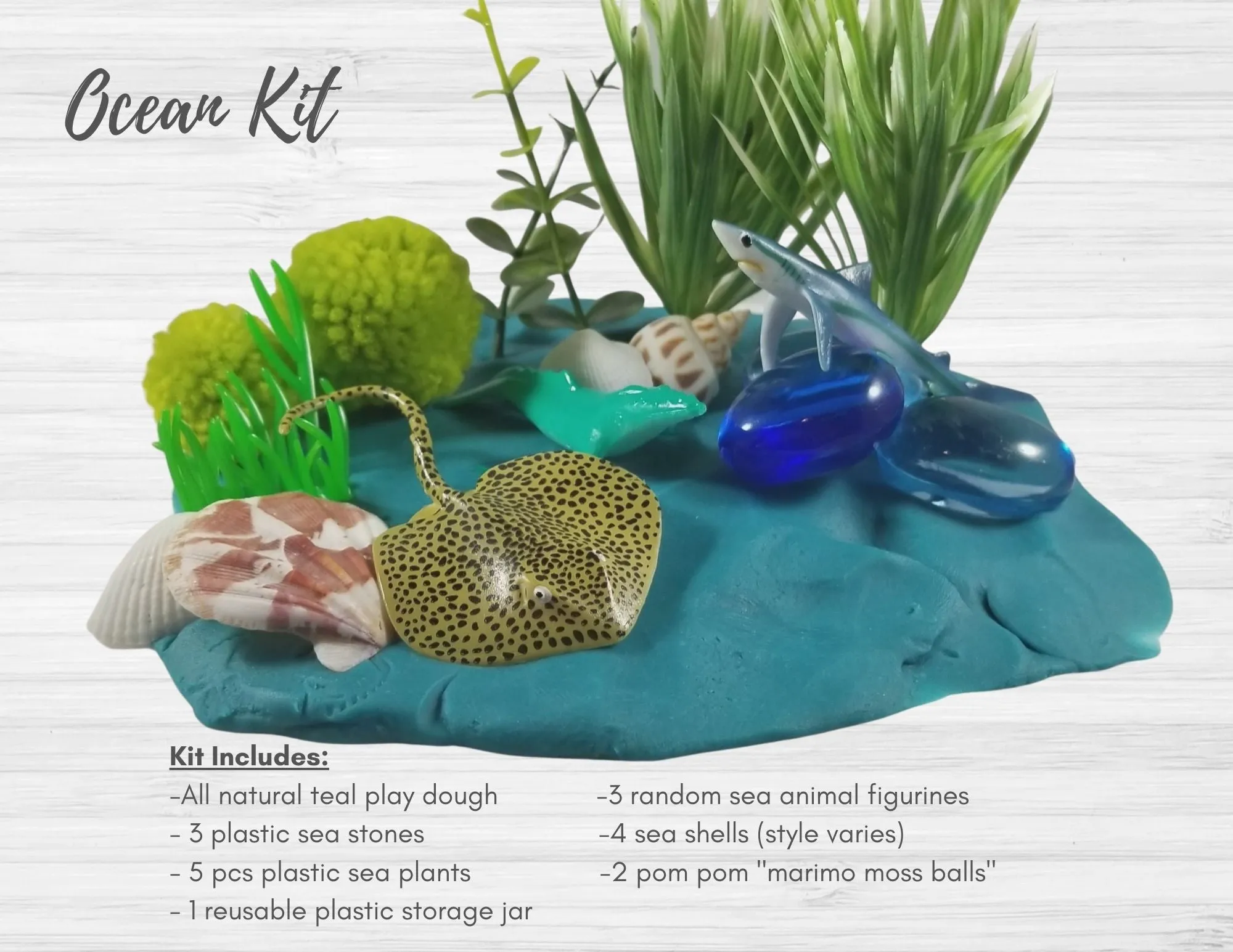 Toddler Play Dough Sensory Learning Kit