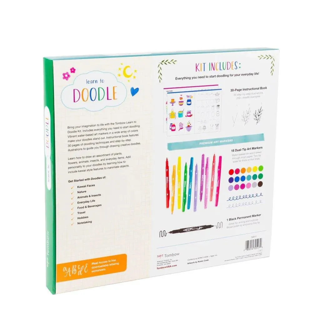 Tombow Kits - Learn to Doodle