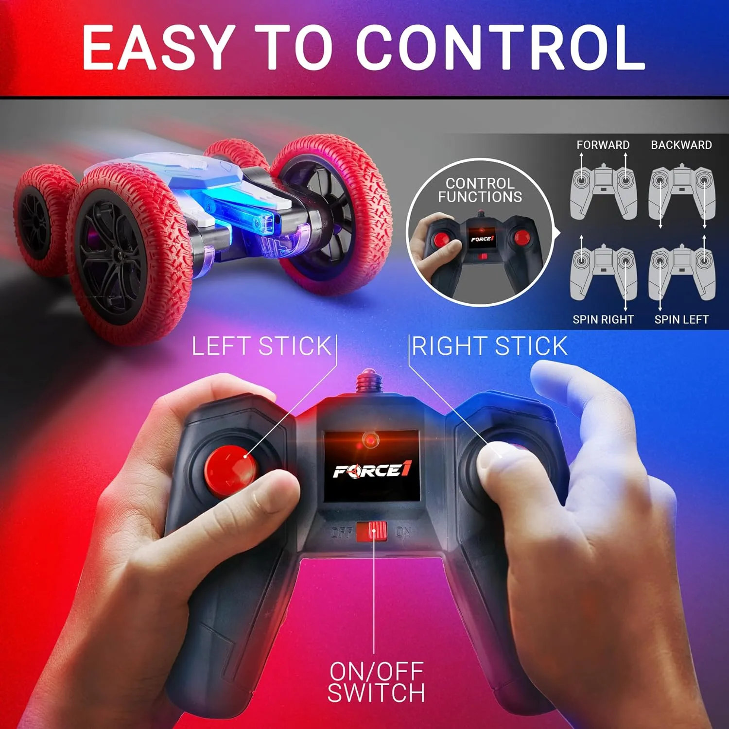 Tornado  LED Stunt Car