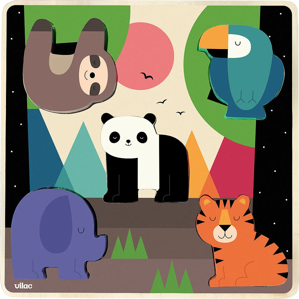 Vilac jungle sound puzzle