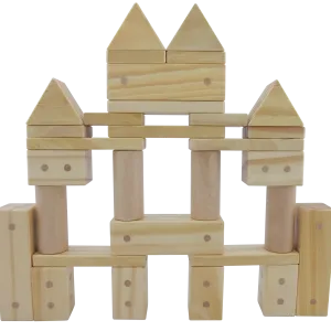 Wooden Blocks Magnetic Natural