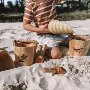 Wooden Buckets, Scoops and Shovels Early Learning Centre Kit - Turtle design only available