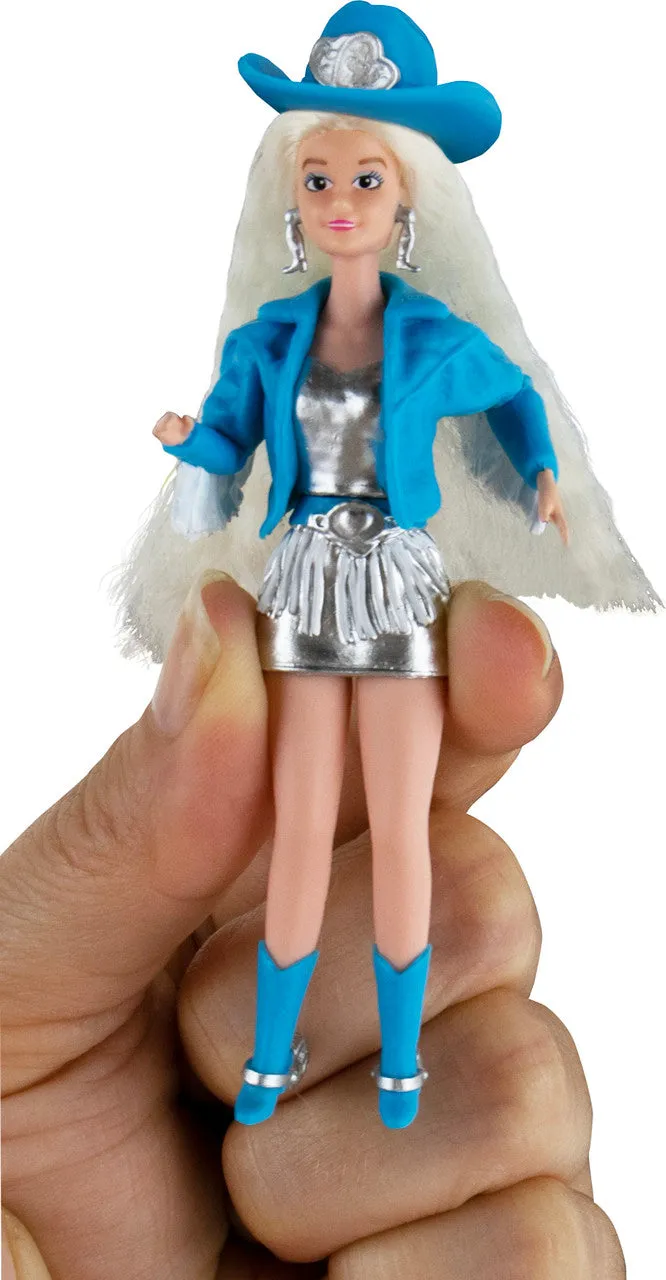Worlds Smallest Posable Barbie (Rollerblade & Cowgirl)