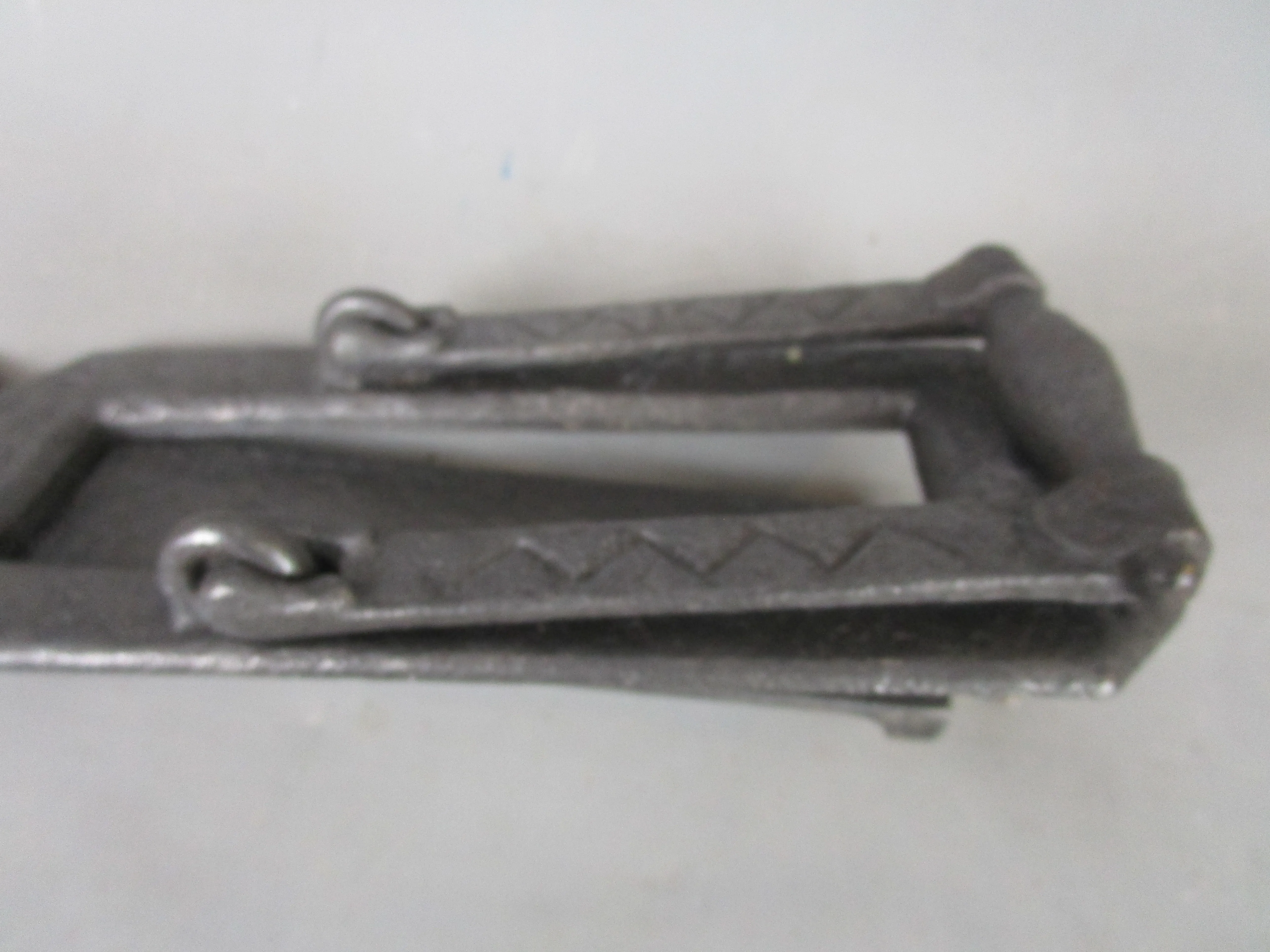 Wrought Iron Door Plate Letter Box Door Knocker Antique Arts And Crafts c1890